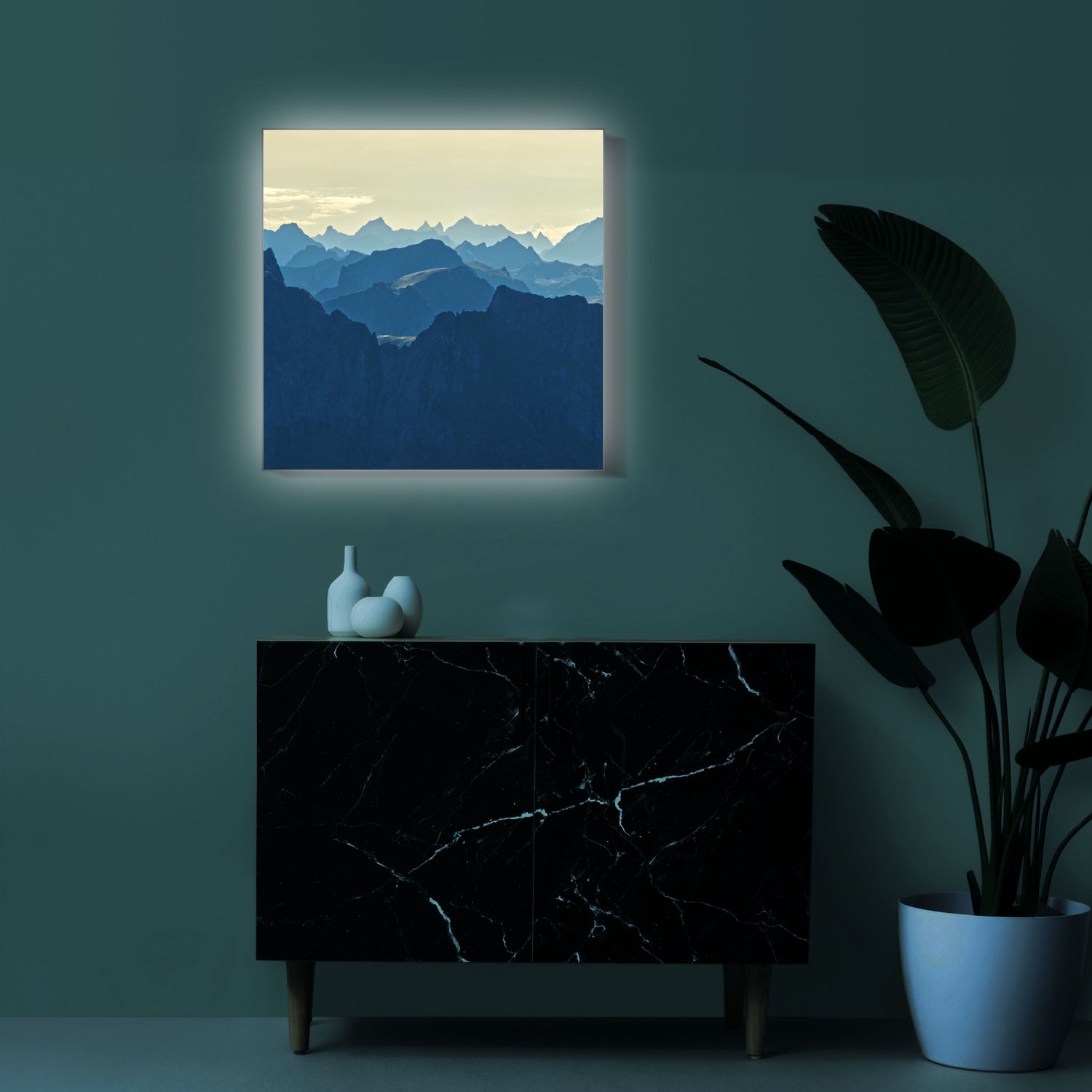 Berge in Norwegen Wandbild