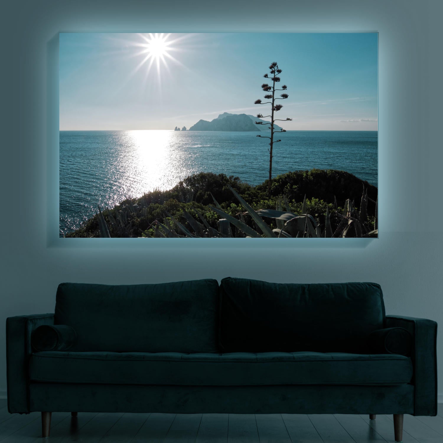 Blick zur Insel Capri | Wandbild Italien