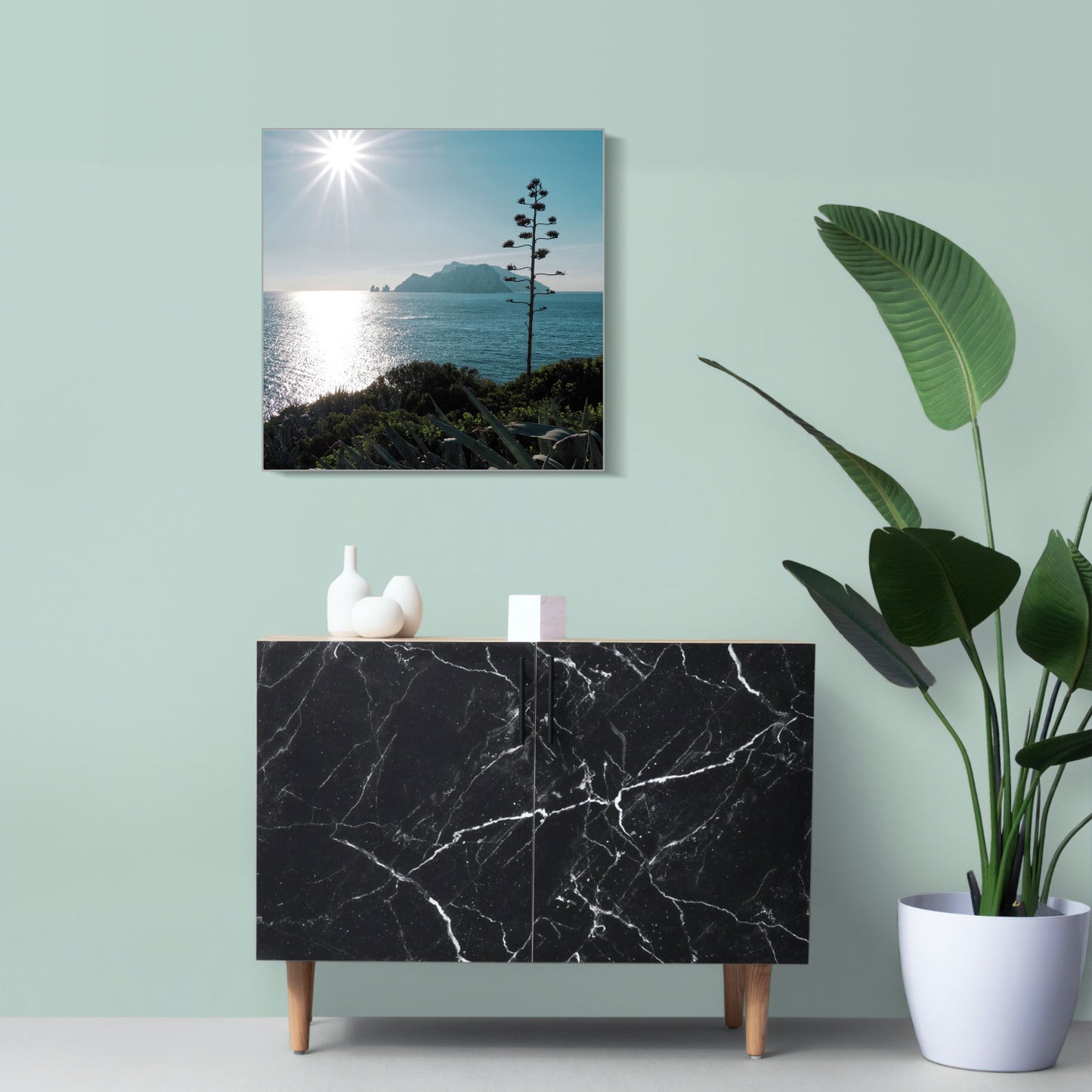 Blick zur Insel Capri | Wandbild Italien