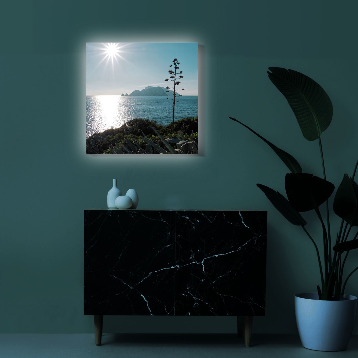 Blick zur Insel Capri | Wandbild Italien