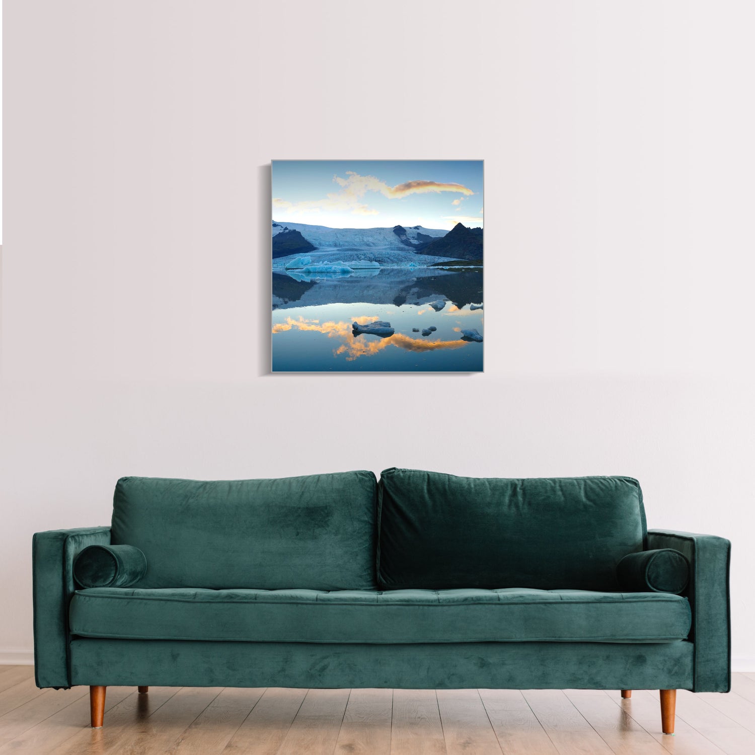 Breiðárlón Gletschersee Wandbild Island fotokunst.store