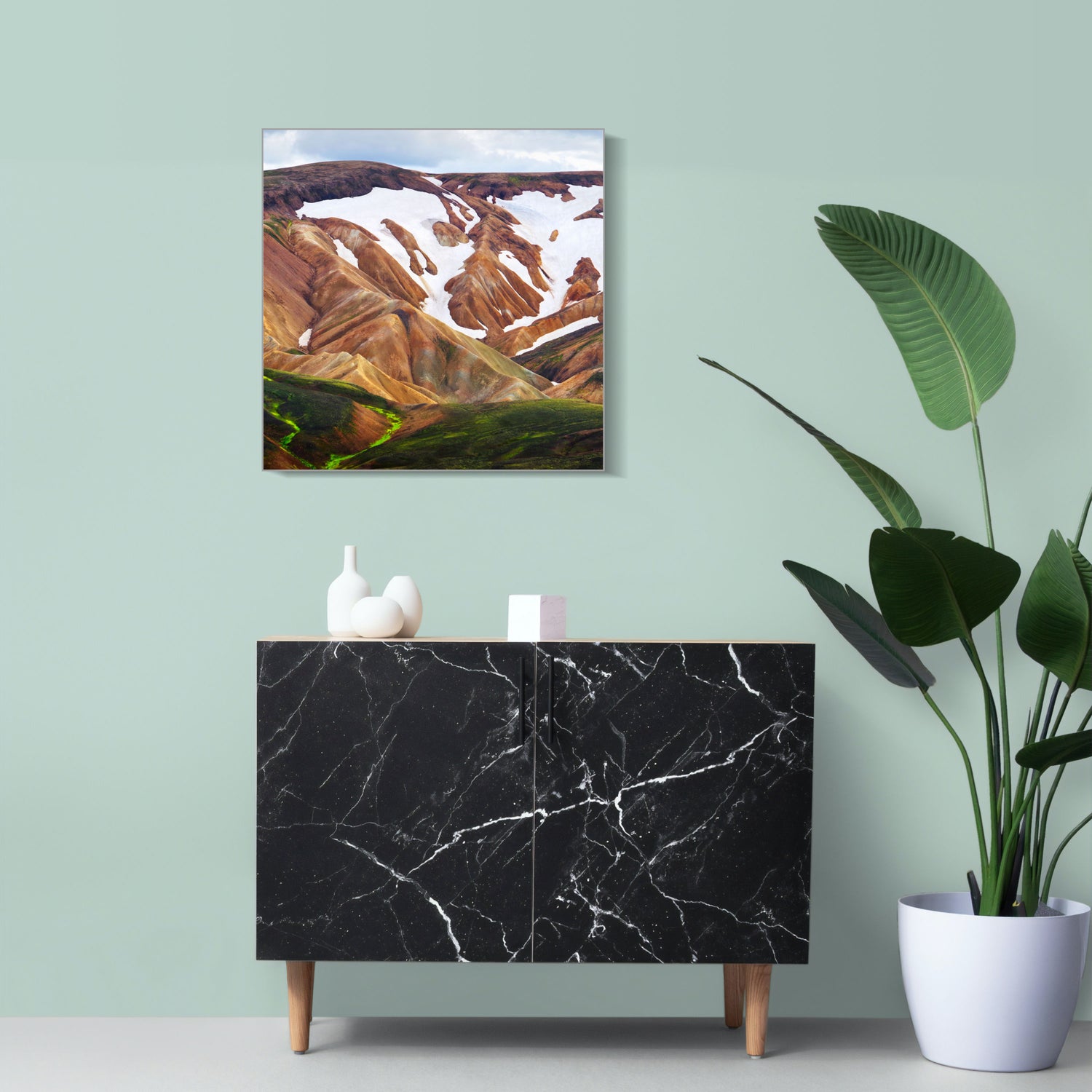 Landmannalaugar bunte Natur | Island Wandbild