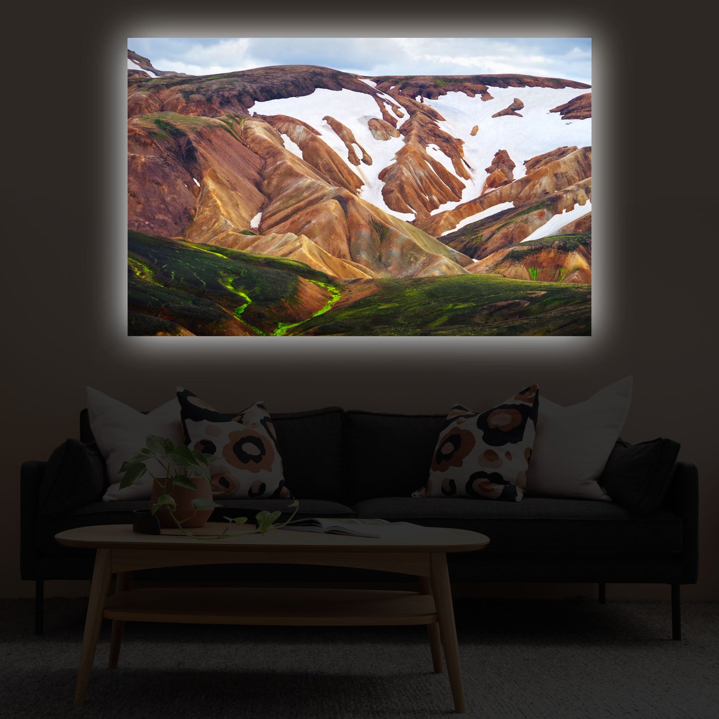 Landmannalaugar bunte Natur | Island Wandbild