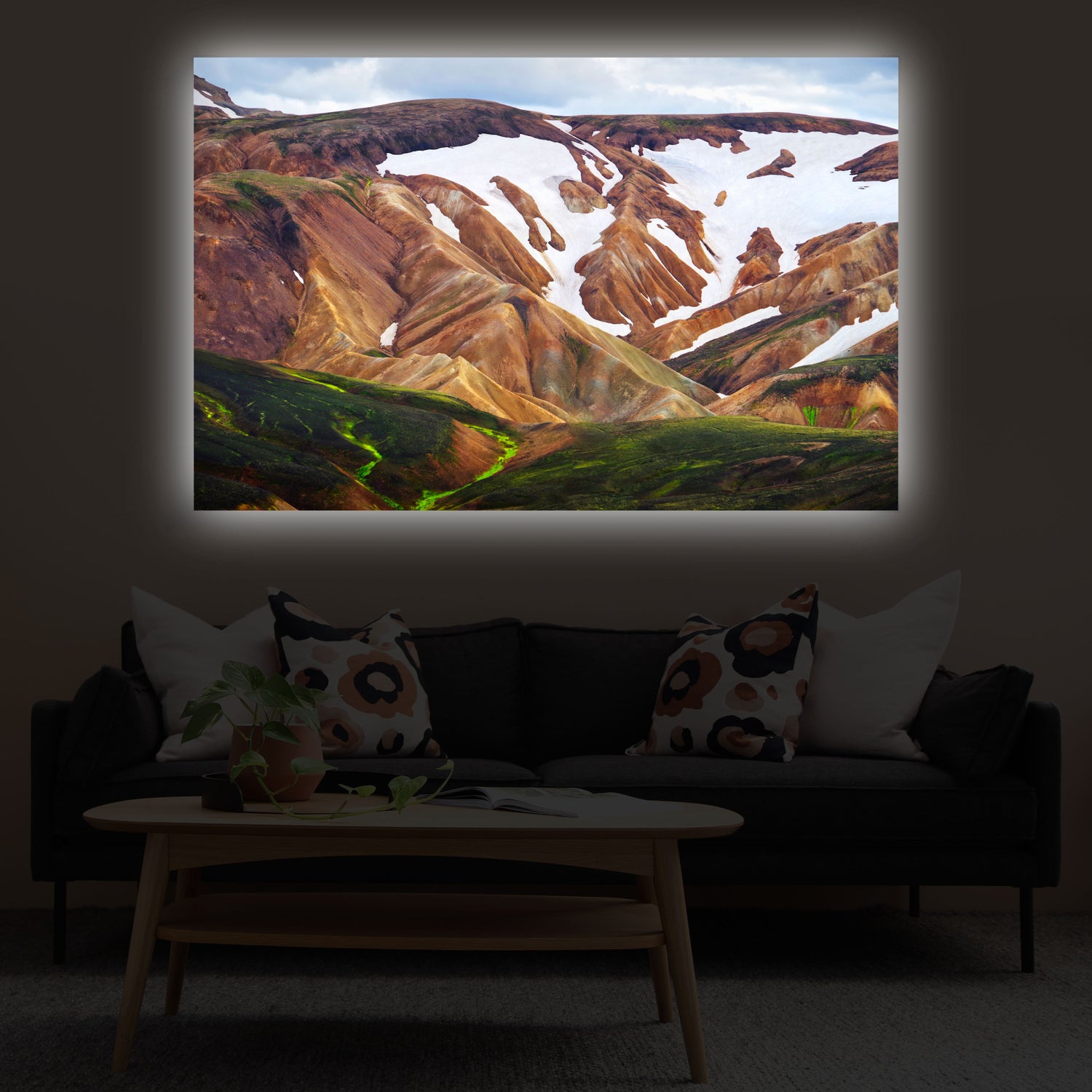 Landmannalaugar bunte Natur | Island Wandbild